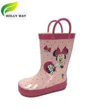 Bottes de pluie en caoutchouc de jolies enfants